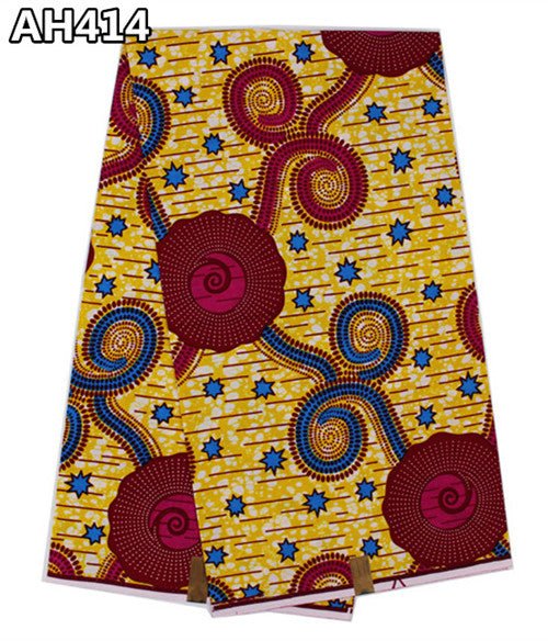 Super Wax Hollandais Ankara Fabric Wax Prints 100% Cotton 6yards - B&R African Styles