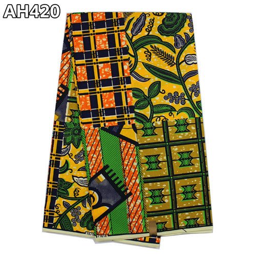 Super Wax Hollandais Ankara Fabric Wax Prints 100% Cotton 6yards - B&R African Styles