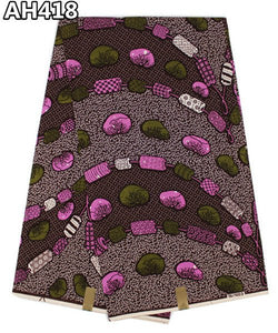 Super Wax Hollandais Ankara Fabric Wax Prints 100% Cotton 6yards - B&R African Styles