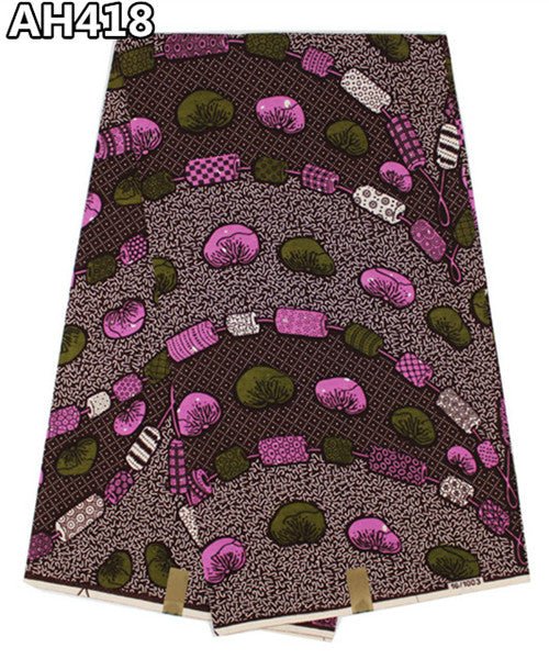 Super Wax Hollandais Ankara Fabric Wax Prints 100% Cotton 6yards - B&R African Styles
