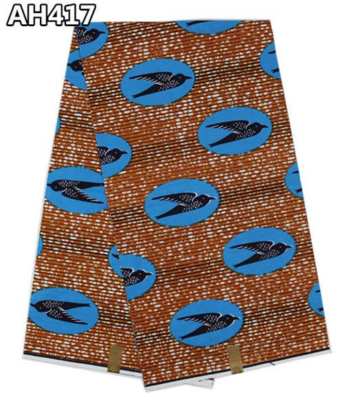 Super Wax Hollandais Ankara Fabric Wax Prints 100% Cotton 6yards - B&R African Styles
