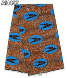 Super Wax Hollandais Ankara Fabric Wax Prints 100% Cotton 6yards - B&R African Styles