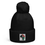 The Great Fist of Africa Pom pom beanie - B&R African Styles