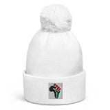 The Great Fist of Africa Pom pom beanie - B&R African Styles
