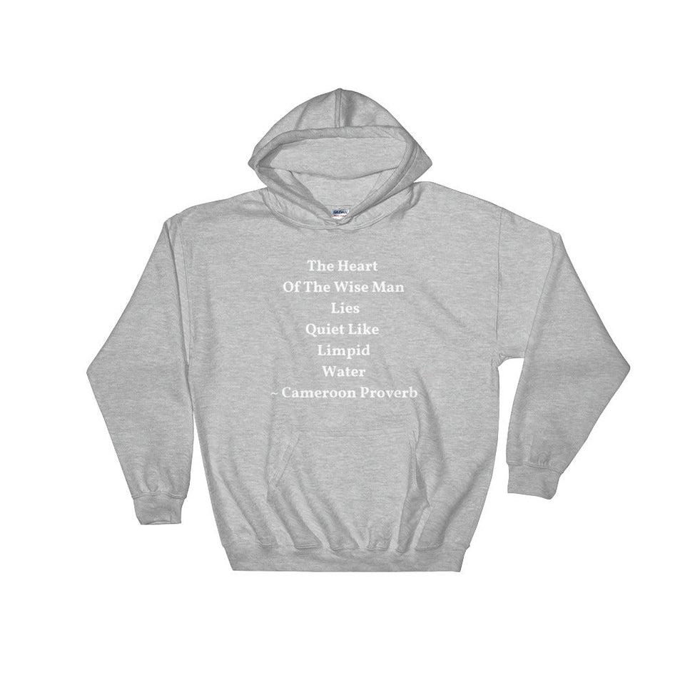 The Heart Of The Wise Man - Hooded Sweatshirt - B&R African Styles