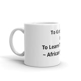 To Get Lost Is To Learn The Way - B&R African Styles