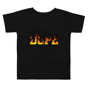 Toddler Short Sleeve Tee: BEING BLACK IS DOPE - B&R African Styles
