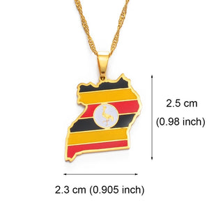 Uganda Pendant Necklace - B&R African Styles