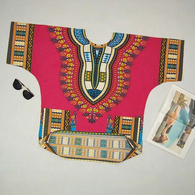 Unisex Classic Cotton Dashiki Top Plus Size - B&R African Styles