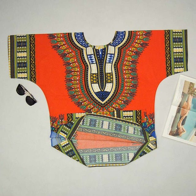 Unisex Classic Cotton Dashiki Top Plus Size - B&R African Styles