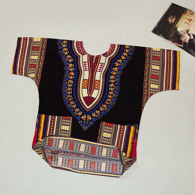 Unisex Classic Cotton Dashiki Top Plus Size - B&R African Styles