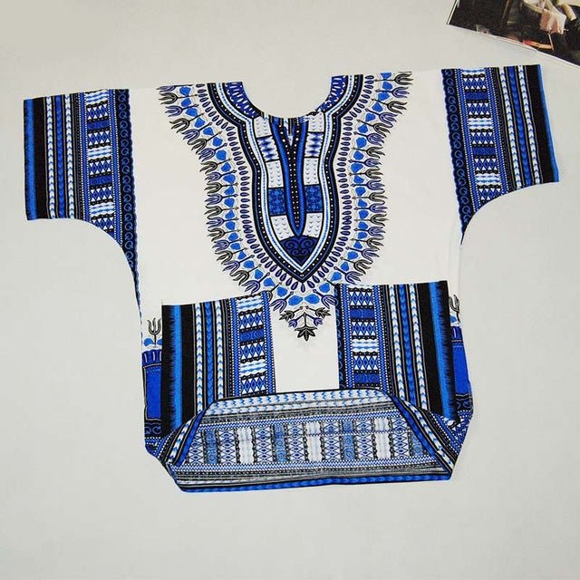 Unisex Classic Cotton Dashiki Top Plus Size - B&R African Styles