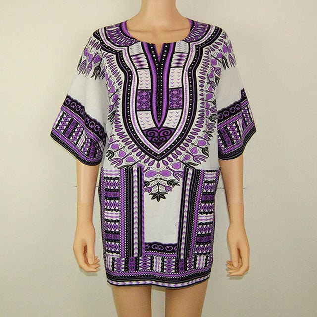 Unisex Classic Cotton Dashiki Top Plus Size - B&R African Styles