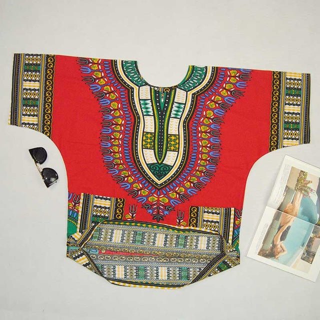 Unisex Classic Cotton Dashiki Top Plus Size - B&R African Styles