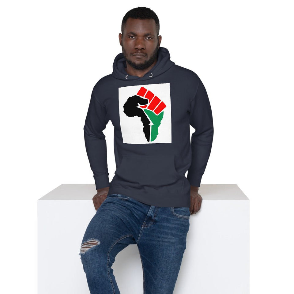 Unisex Hoodie: Great Fist - B&R African Styles