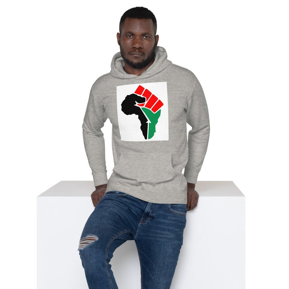 Unisex Hoodie: Great Fist - B&R African Styles