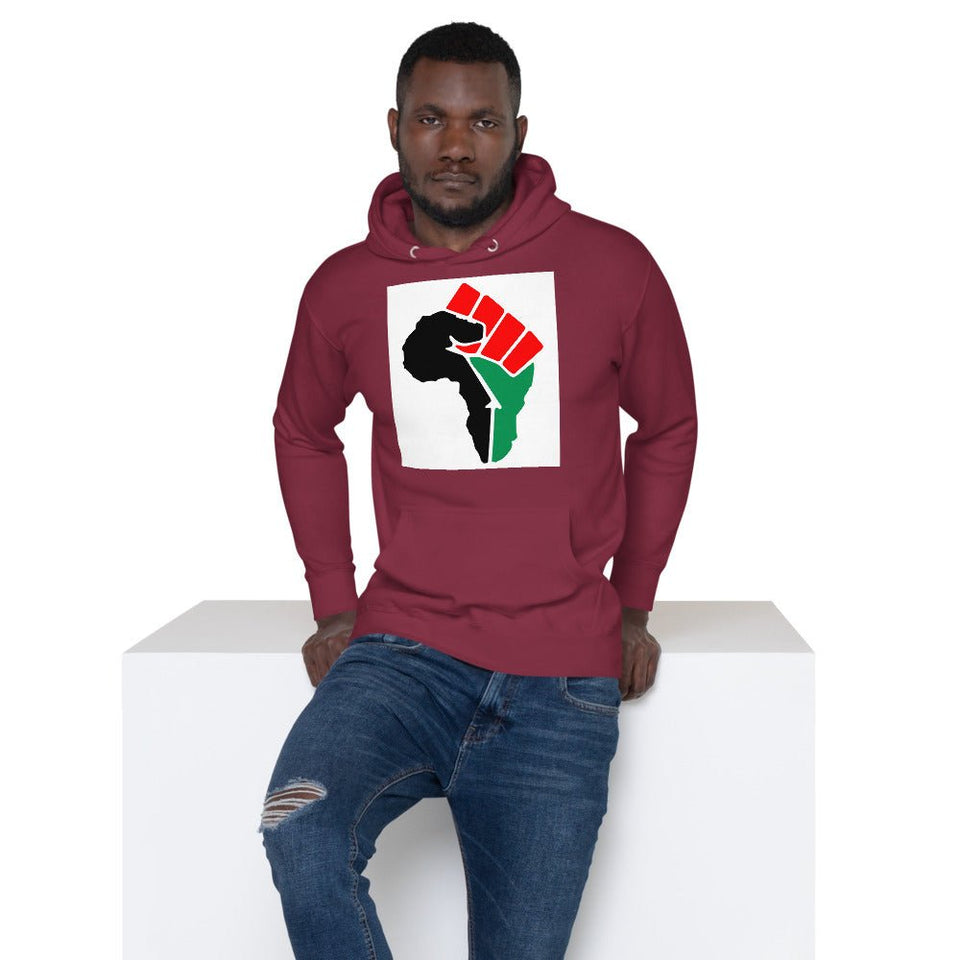 Unisex Hoodie: Great Fist - B&R African Styles