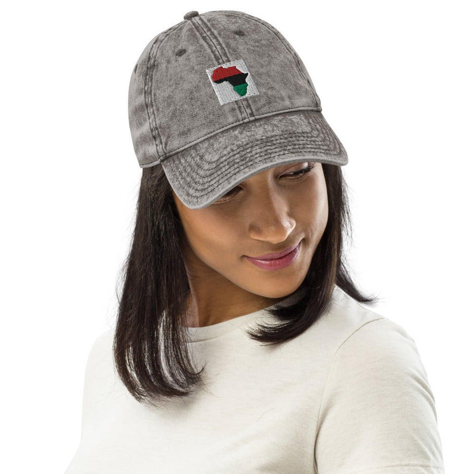 Vintage Cotton Twill Cap - B&R African Styles