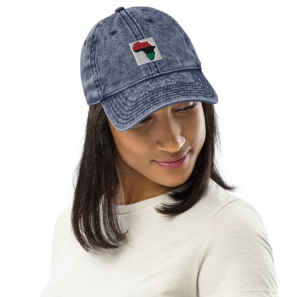 Vintage Cotton Twill Cap - B&R African Styles