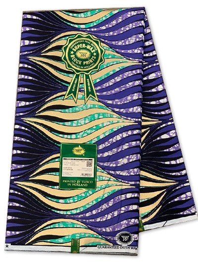 Vlisco Hollandais Embellished Gold Super