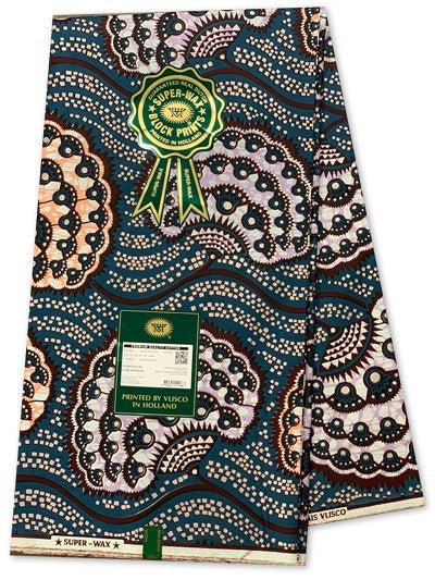 Vlisco Hollandais Embellished Gold Super - B&R African Styles