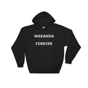 Wakanda Forever (White Font)  - Hooded Sweatshirt - B&R African Styles