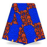 Wax Africain  Super Hollandais Wax Print Fabric 6 yards - B&R African Styles