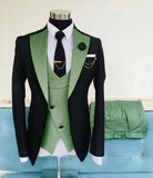 Wedding Slim Suits for Men 3 pieces Blazer Jacket