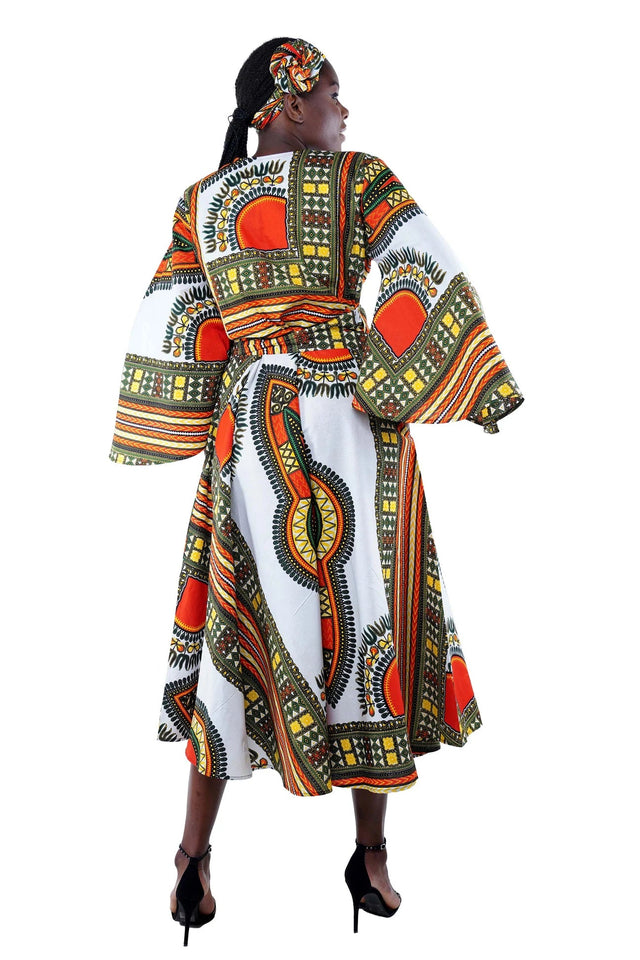 Wrap Dress: Dashiki