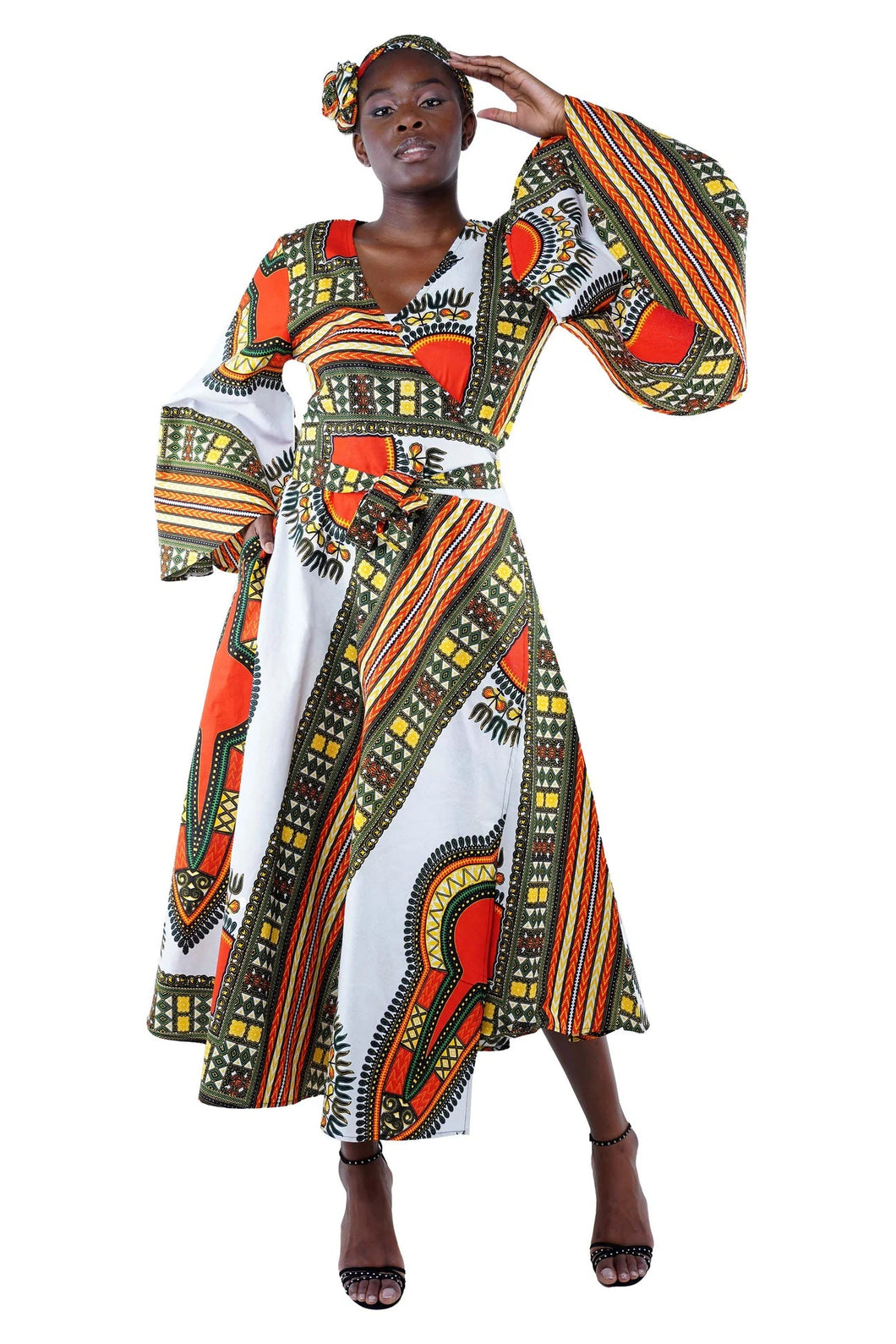 Wrap Dress: Dashiki